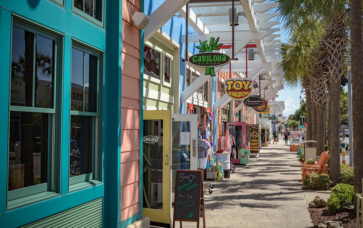 Panama City Beach, Florida pier and shoreline